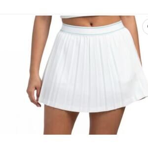 Peter Millar Mickey pleated white golf skirt size M